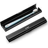 Oralphi Aluminum Toothbrush Travel Case, Portable Travel Toothbrush Holder, Durable Manual Toothbrush Cover Container for Tra
