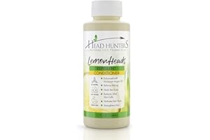 Head Hunters Lemon Natural Lice Repellent Shampoo - Daily Head Lice Shampoo for Kids and Adults - Safe, Non-Toxic, Extremely 