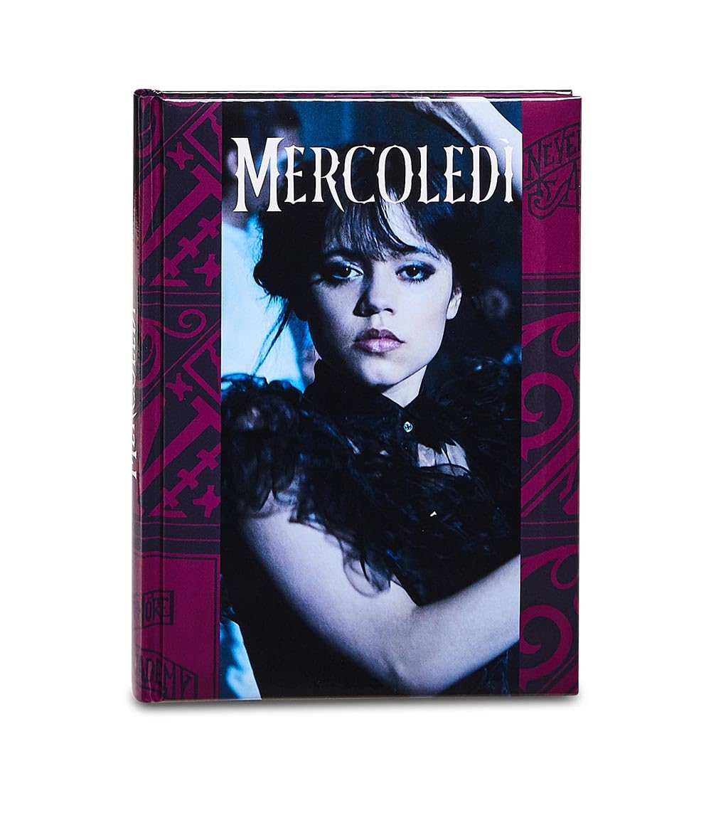 Seven Wednesday School Diary, 12 Months, Purple and Black, School Accessories, Girls and Girls