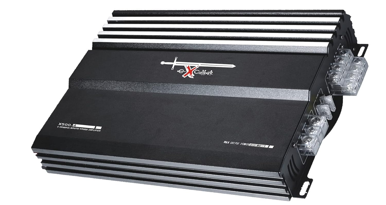 Excalibur X500.4 Power Amplifier (MOSFET, 4-Channel, 2000 W)