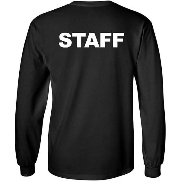 Staff T-Shirt Long Sleeve Silkscreen Front & Back Ultra