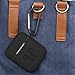 Airpods Accessories Set, OEAGO Airpods Case Protective Silicone Cover and Skin with [Keychain] [Airpods Strap] [Airpods Earhooks] [Travel Carrying Box Case] for Apple Airpod Charging Case - Black