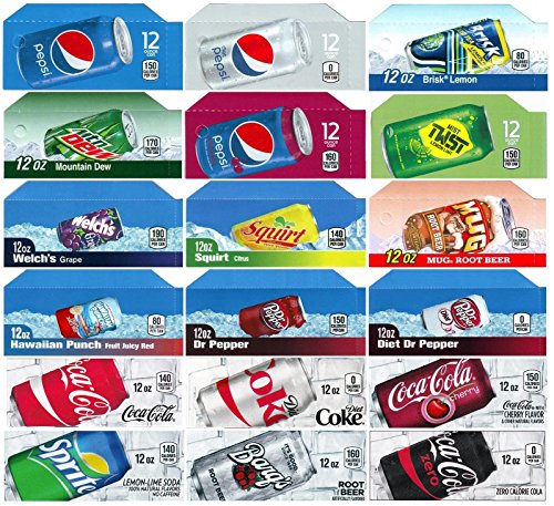 Vending-World - 18x Flavor Strip for 12 oz Cans Soda Pepsi Coke Vending, fits Dixie Narco, Vendo