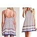 FLYMALL Paisley Print Halter Neck Shift Dress Mini Dress