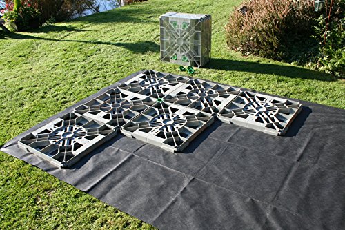 hawklok 8x6ft plastic shed base kit for a garden shed