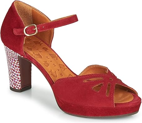 red sandals on amazon