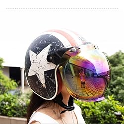 Gigicloud Flip Up Down Shield Visor Lens, Retro