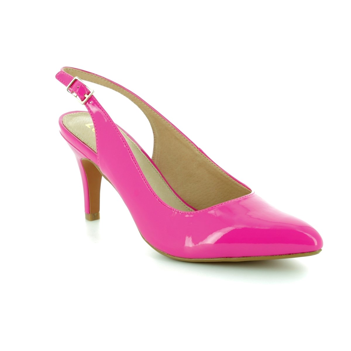 fuchsia slingback shoes