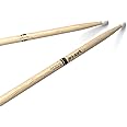 ProMark Drum Sticks - Classic Attack 5B Shira Kashi Oak Drumsticks, Oval Nylon Tip, One Pair