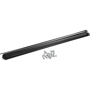 LUXU Lot de 36 rayons de vélo de montagne en J Bend 14 G, rayons de