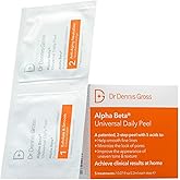 Dr Dennis Gross Alpha Beta Universal Exfoliating Daily Peel - 5 Pack | Best for First-Time Peel Users, Fine Lines, Pores &amp; Uneven Texture - Ideal for Most Skin Types
