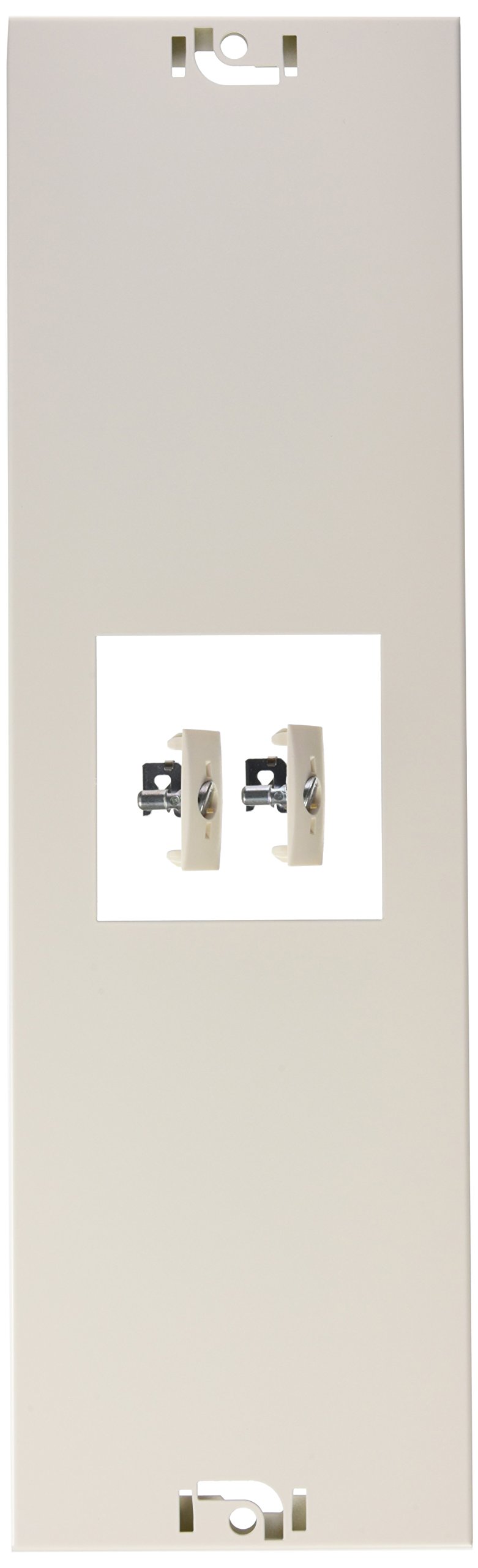 Schneider Electric 03913 FR.PL.96x96 1 CUT-OUT MET.DEV/PB W600 3M, White