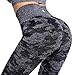 RUNNING GIRL Camo Leggings Gym Scrunch Butt Seamless High Waisted Tummy Control Stretch Workout Yoga Pants for Women