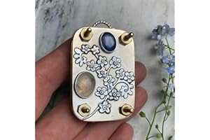 Tqgok Mini Flower Pressing Kit Micro Flower Press Metal Flowers Press Kit for Arts and Crafts Lovers Plant Lover Gifts