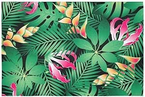 QIAO Tapiz de Pared Colgando Plumeria Tropical Hawaiana y Flores de