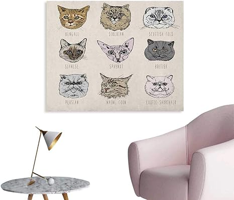 Amazon Anzhutwelve インド 写真 壁紙 レトロ 女性 ポートレート ヴィンテージサングラス ショートヘア 抽象画 木 クール ポスター ペールブルー ブラック ホワイト W32 Xl24 ウォールステッカー オンライン通販