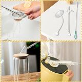 Armo Home 10 Pieces Straw Cleaning Brush Nylon Stainless Steel Set view 4