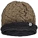 zenco Men Winter Handcrafted Knitted Baggy Slouchy Beanie Hat Khaki