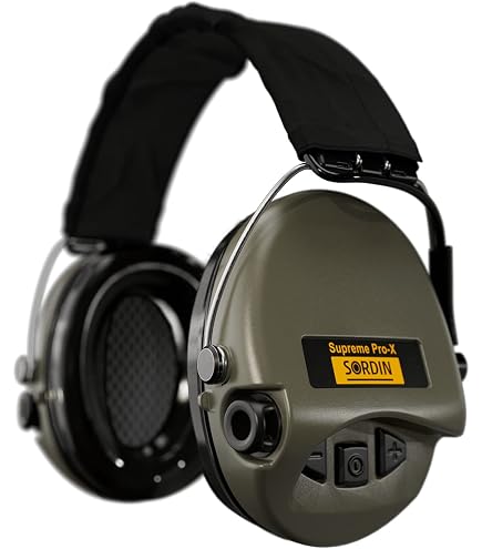 Sordin Supreme PRO X Neckband Safety Ear Muffs - with Gel Seal