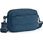 Gitus Crossbody Bags for Women Small Puffy Shoulder Handbag Travel Cross Body Purse with RFID Blocking Cards Slot