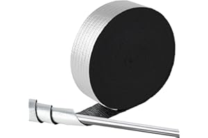 ECMLN 1PCS Pipe Insulation Tape Pipe Insulation Wrap 2.95" Wide X 29.5Ft Water Pipe Insulation for Winter Indoor and Outdoor Self-Adhesive Pipe Insulation Tape Roll for Wrapping of Hot and Cold Water Pipes