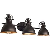 Kira Home Beacon 27" 3-Light Traditional Vanity/Bathroom Light, Oil Rubbed Bronze Finish