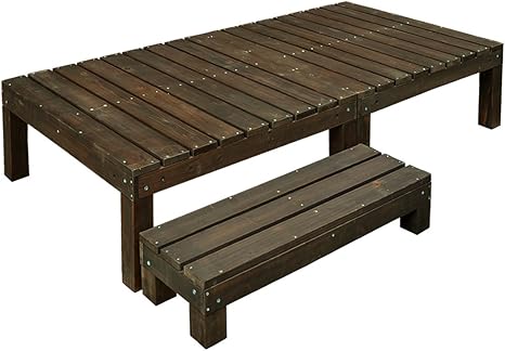 Amazon ガーデンガーデン ウッドデッキ キット システムサンデッキ ステップ 踏み台 付き基本セット 90cm 180cm 天然木 Sd 9018dbr ウッドデッキ Amazon ガーデンガーデン ウッドデッキ キット システムサンデッキ ステップ 踏み台 付き基本セット 90cm 180cm 天然木 Sd 9018dbr ウッドデッキ
