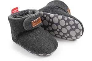QWZban Baby Booties Infant Newborn Boys Girls Slippers Warm Crib Sock Shoes Indoor First Walkers Prewalker