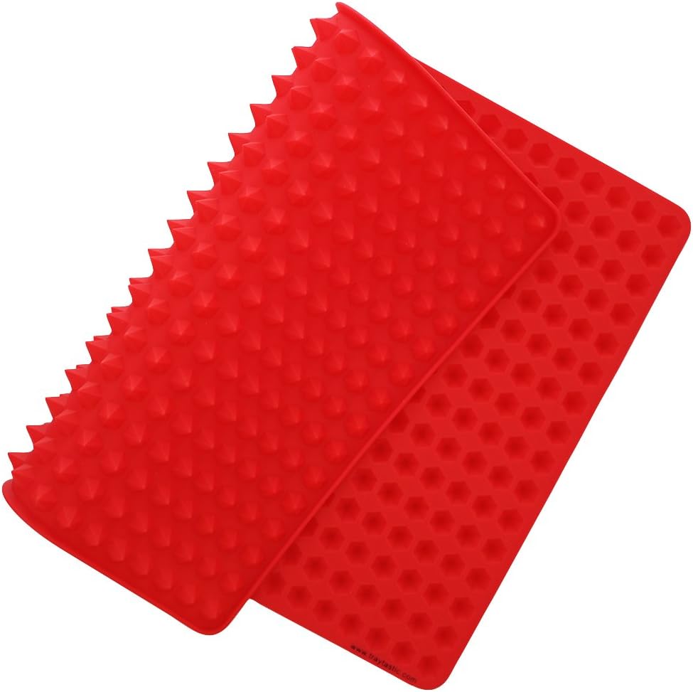 Traytastic! Non-Stick Pyramid Style Silicone Mat for Baking, Making Gummies, Crafting and more
