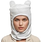 CICEYET White Bunny Hat for Women Wen Halloween Anime Cosplay Finn Hat