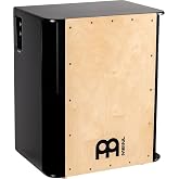 Pickup Vertical Subwoofer Bass Cajon Box Drum with Snares and Electronics for Amp or PA System &mdash; NOT MADE IN CHINA &mdash; Play with Your Hands, Baltic Birch, 2-YEAR WARRANTY