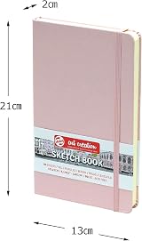 Talens Art Creation Sketchbook Pastel Pink 13x21 cm 80 Sheets 140 g/m² view 3