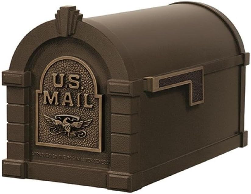 Gaines KS-20A - Eagle Keystone Series Mailboxes - Bronze/Antique Bronze