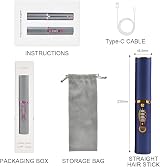 OBEST Cordless Hair Straightener 2 in 1 Travel Flat Iron 210C 3 Levels view 7
