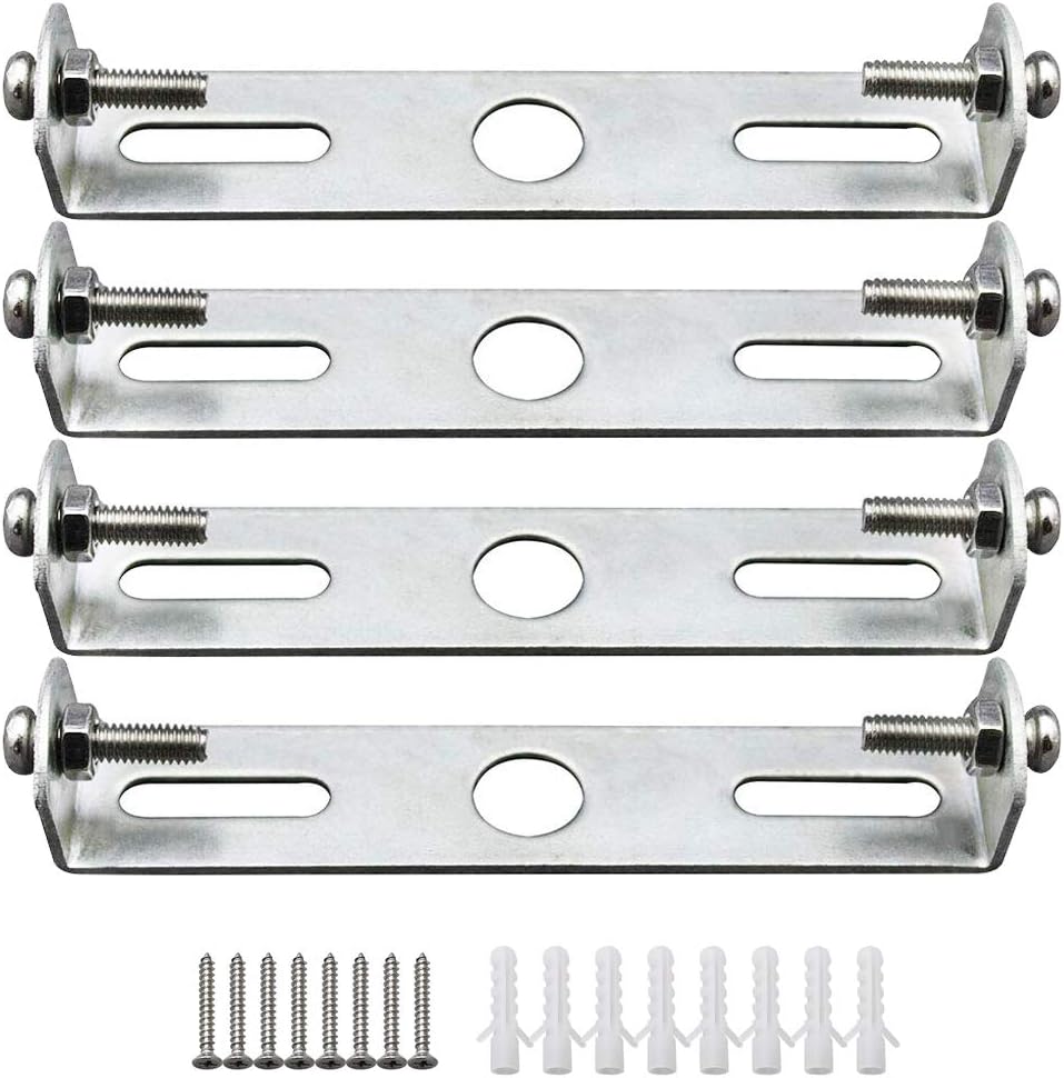 KingYH 4 Pack Lighting Fixture Ceiling Plate Bracket 105mm Plate