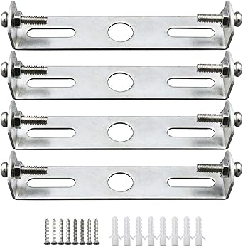 Kingyh 4 Pack Lighting Fixture Ceiling Plate Bracket 105mm Plate