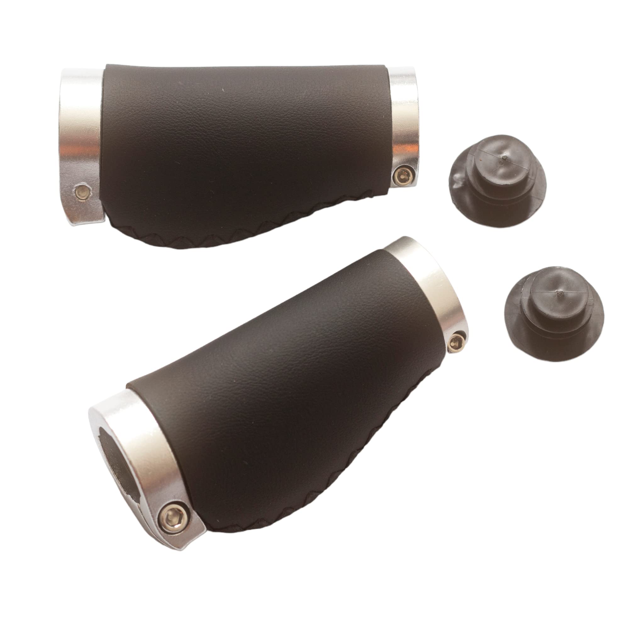 Short Ergonomic Grips for BROMPTON Eco Leather M type BLACK