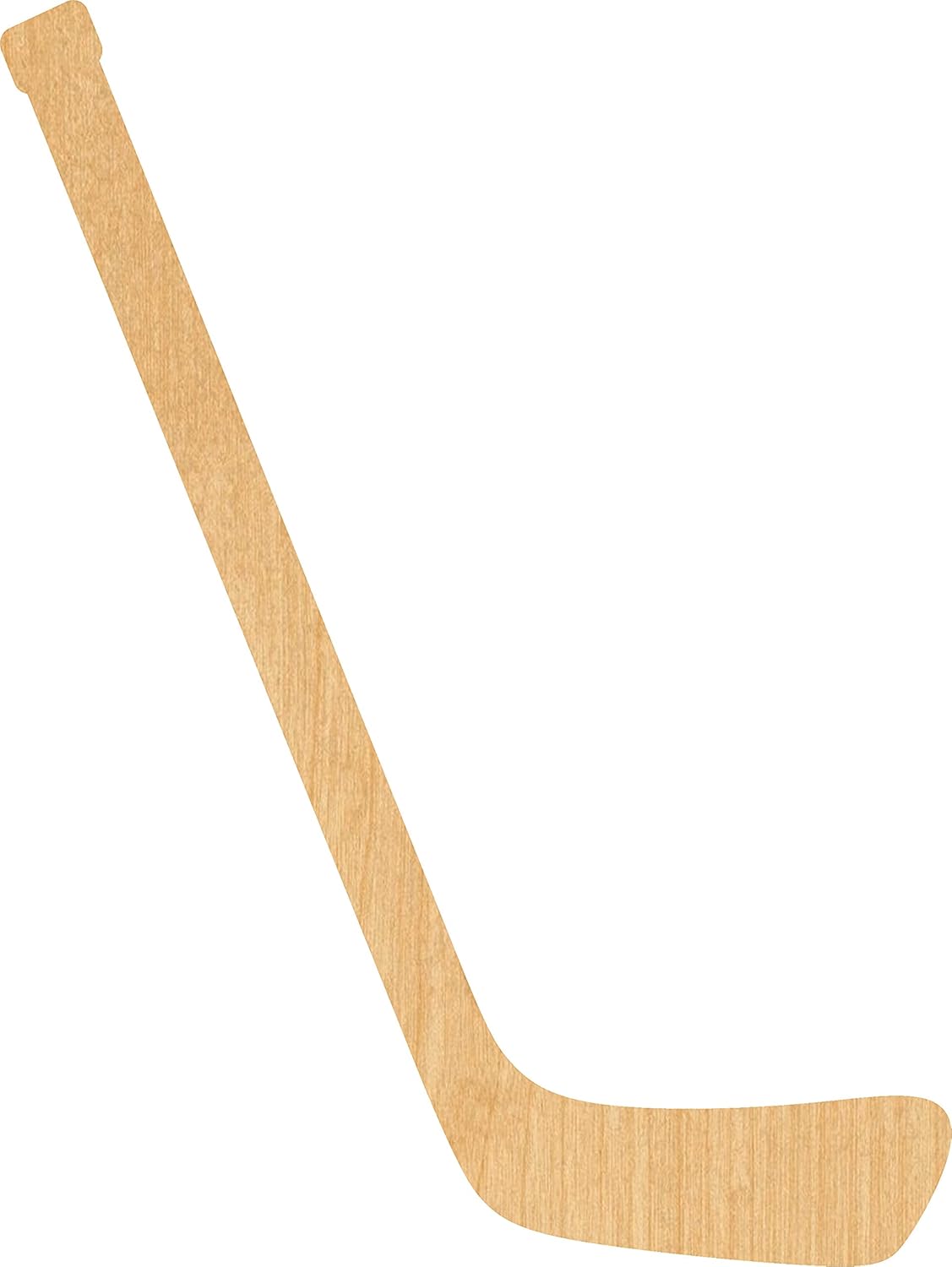 Mixed Media - Hockey Stick Laser Cut Out Wood Shape Craft Supply - 2
