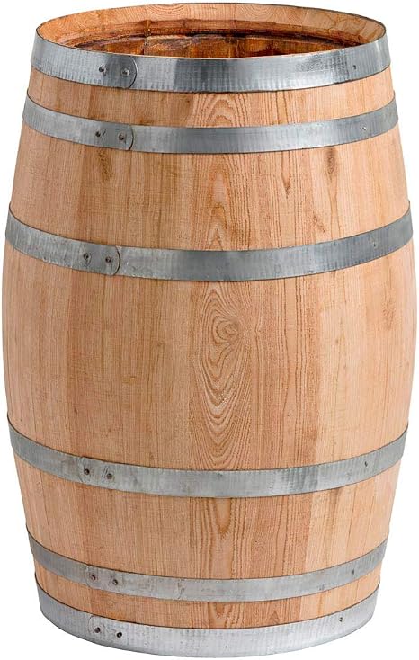 Temesso Depósito para Agua de Lluvia con Tapa, Barril de Madera ...
