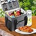 Bagmine 24 Can Cooler Bag Solf Side, Collapsible Insulated Lunch Cooler Bag Soft Cooler Tote for Pinic Camping, Leak Proof, 15 Liter, Gray