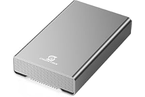 OSENTRiX GX100 10TB USB 3.2 Gen 2 USB-C External Hard Drive with USB Hub for Windows or MacOS Desktop PC/Laptop - 2 Year Warr