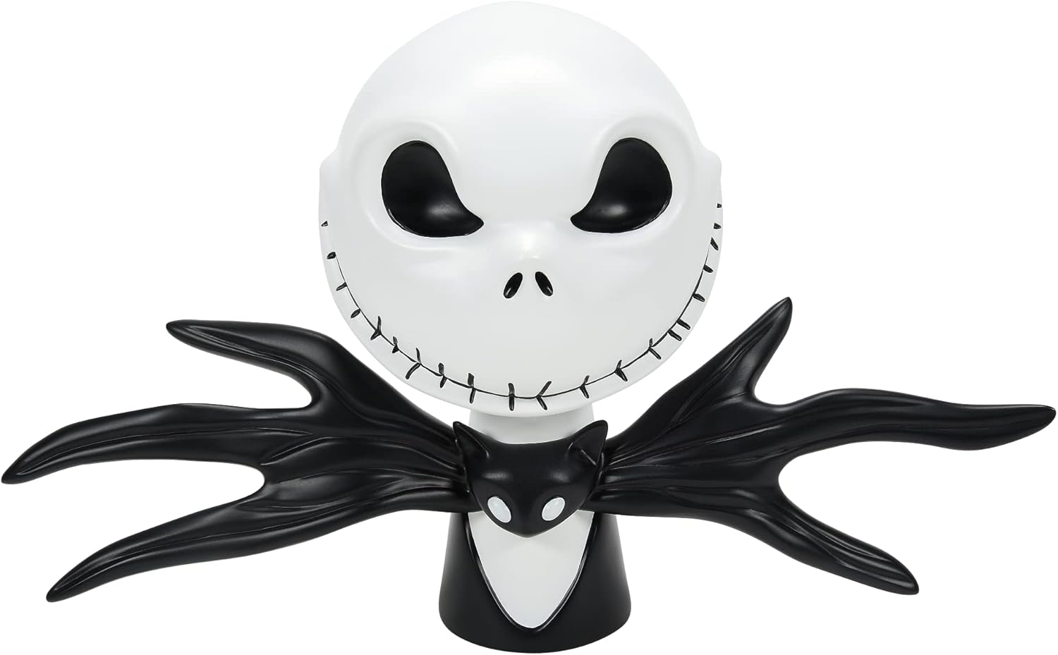 Tree Toppers - Department 56 Disney The Nightmare Before Christmas Jack Skellington Sculpted Tree Topper, 6.7 Inch, Multicolor