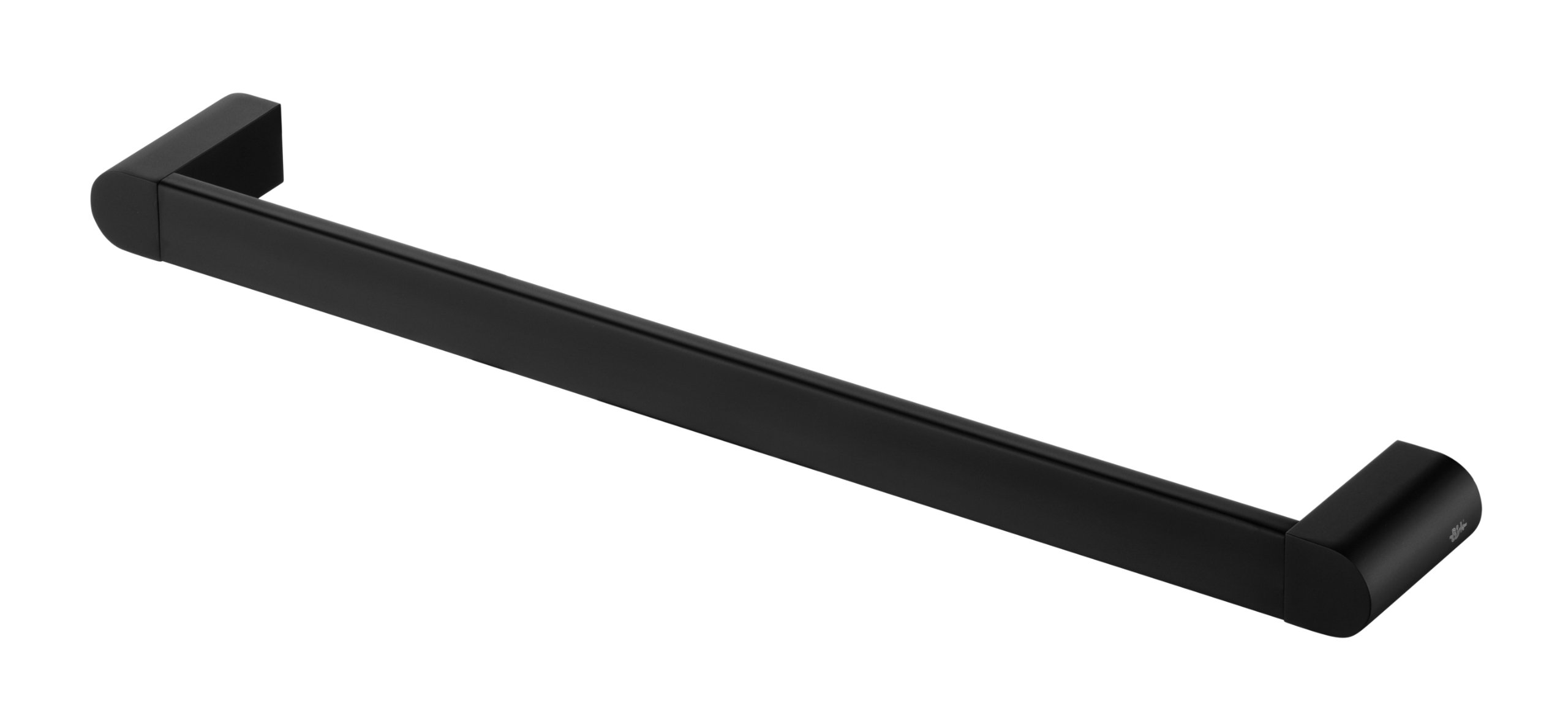 Bisk 02966 Futura Finished Towel Rail, 46 x 49 x 7 x 3 cm, Black