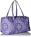 Vera Bradley Women's Cotton Large Travel Duffel Bag, Lilac Tapestry, One Size
