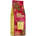 Door County Coffee White Christmas Flavored Coffee Ground | 8oz Bag | Holiday Seasonal Coffee | Medium Roast | 100% Specialty Arabica Coffee | Vanilla Ice Cream Flavored Coffee