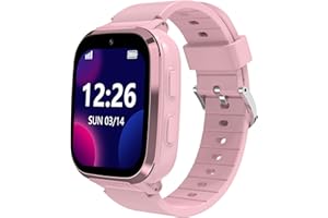CITFIS 4G Kids Smart Watch with GPS Tracker, Call and Text, Kids Smart Watch Girls with Video Call Voice Chat Message Camera SOS WiFi Alarm Pedometer Waterproof Game, Gifts for Kids Age 4-12