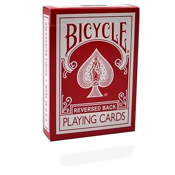 Bicycle Reversed Back Playing Cards (RED) 2nd Generation Deck by Magic Makers