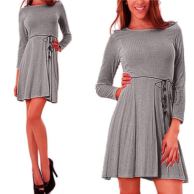 Porlous Damen Tunika Kleid Silber Gris, Noir, Rose, Marine 40