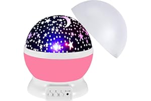 Night Light Starry Lamp LED Star Projector Table Child Sleep