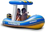 Zone Tech Harbor Master Inflatable Patrol Boat Pool